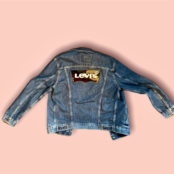 Levi’s mens denim jacket size large